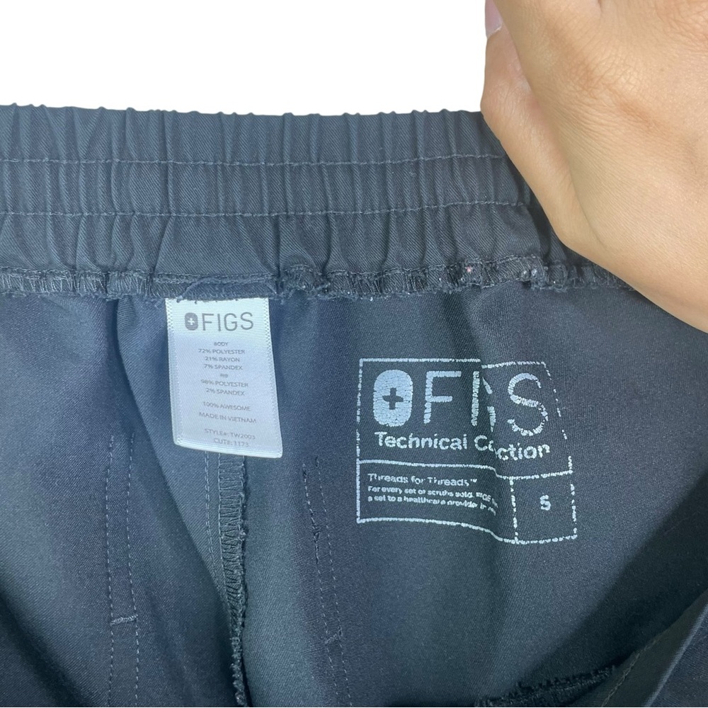 Figs Pants Womens Small Black Technical Collection Zamora Jogger Scrub Slim Fit - Picture 7 of 11